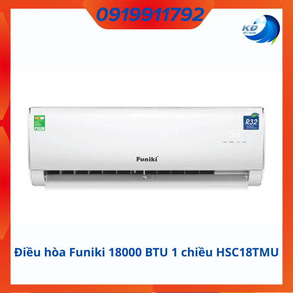 Điều hòa Funiki 18000 BTU 1 chiều HSC18TMU gas R-32 | Chính Hãng Funiki | Bảo Hành 24 Tháng