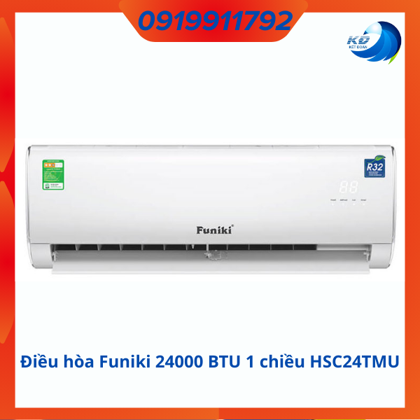 Điều hòa Funiki 24000 BTU 1 chiều HSC24TMU gas R-32 | Chính Hãng Funiki  | Bảo Hành 24 Tháng