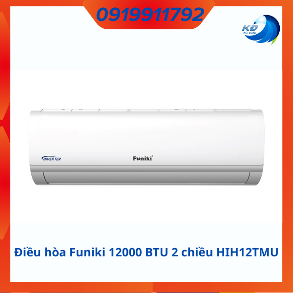Điều hòa Funiki 12000BTU 2 chiều inverter HIH12TMU | Chính Hãng Funiki | Bảo Hành 24 Tháng