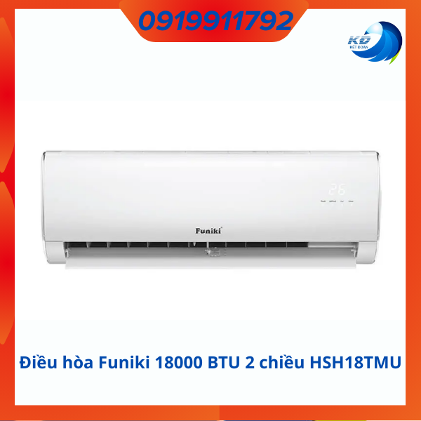 Điều hòa 2 chiều Funiki 18.000BTU HSH18TMU | Chính Hãng Funiki | Bảo Hành 24 Tháng
