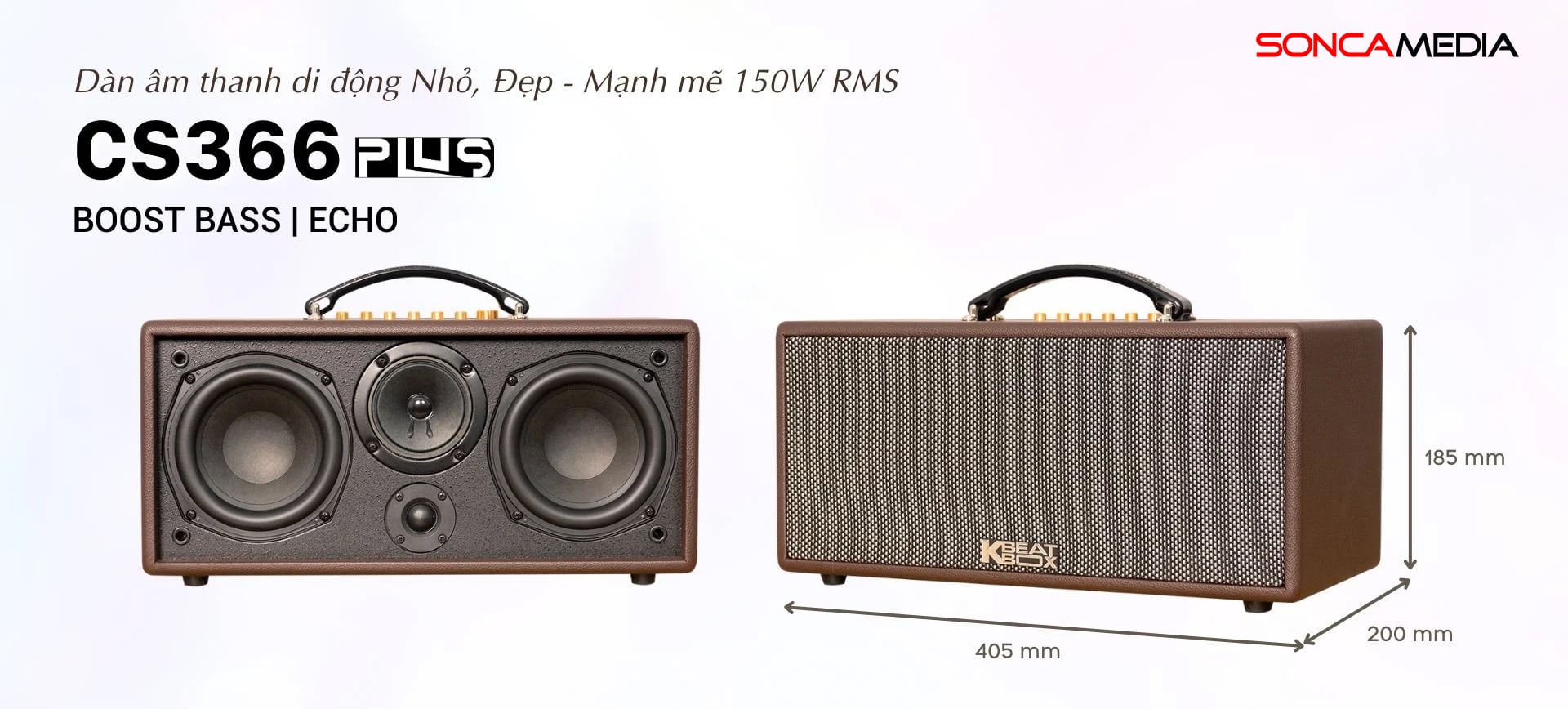 Loa Xách Tay ACNOS CS366PLUS | Chính Hãng Acnos | Bảo Hành 12 Tháng