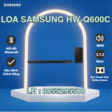 Bộ loa thanh Samsung HW-Q600C/XV 360W | Chính Hãng Samsung | Bảo Hành 12 Tháng