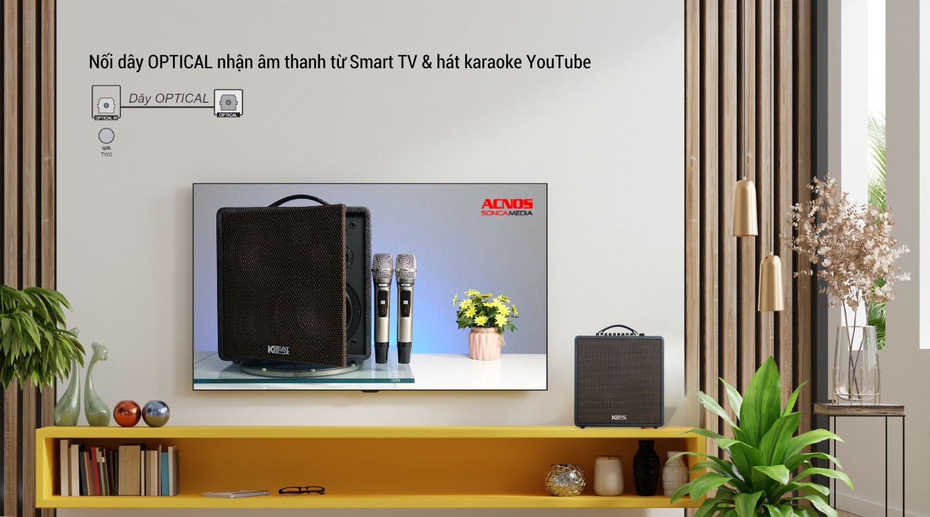 Loa Xách Tay ACNOS QUAD 64 | Chính Hãng Acnos | Bảo Hành 12 Tháng