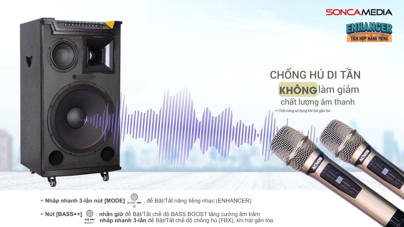 Loa Kéo ACNOS TOP 430 | Chính Hãng Acnos | Bảo Hành 12 Tháng