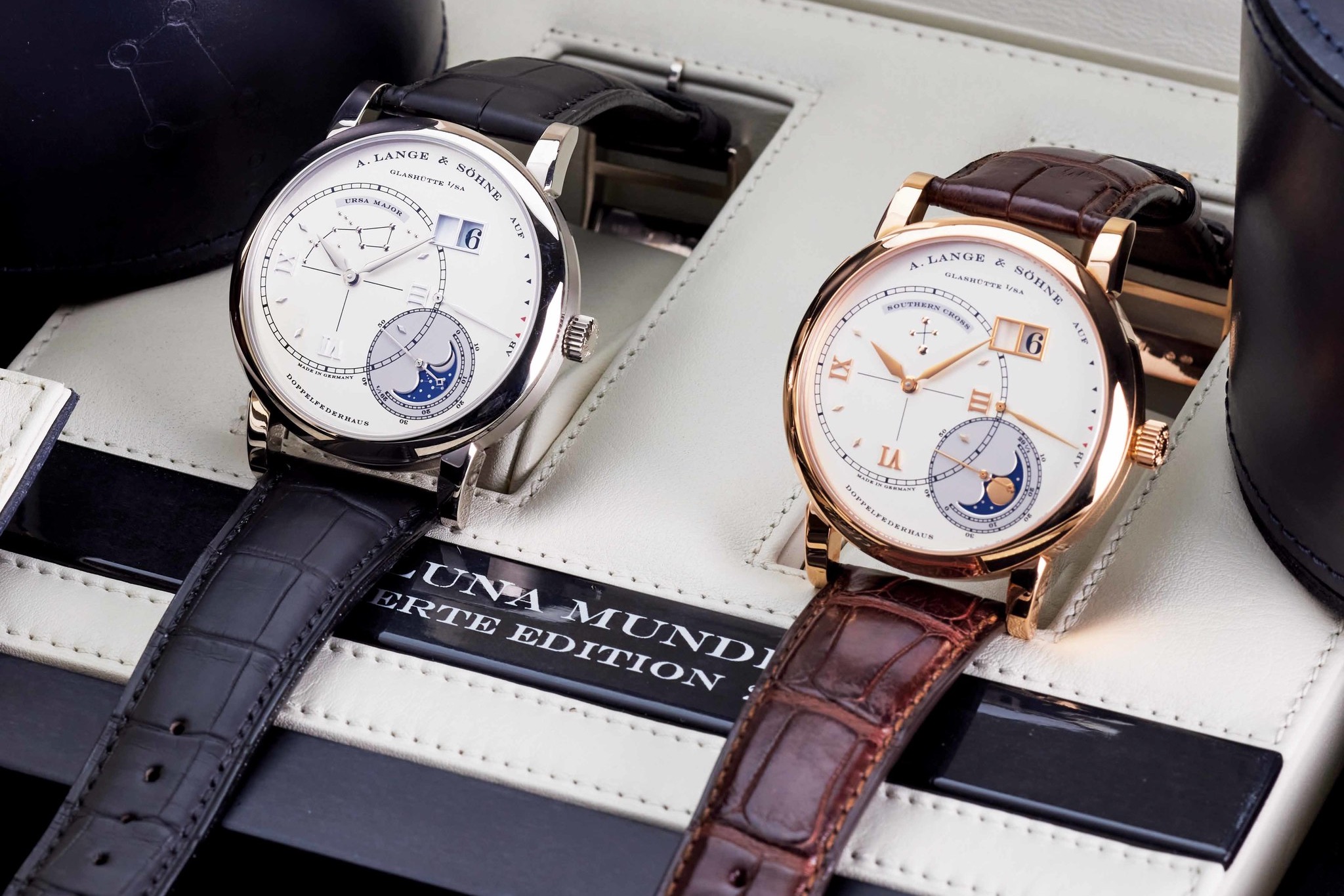 Cận cảnh cặp đồng hồ A. Lange & Söhne Grand Lange 1 