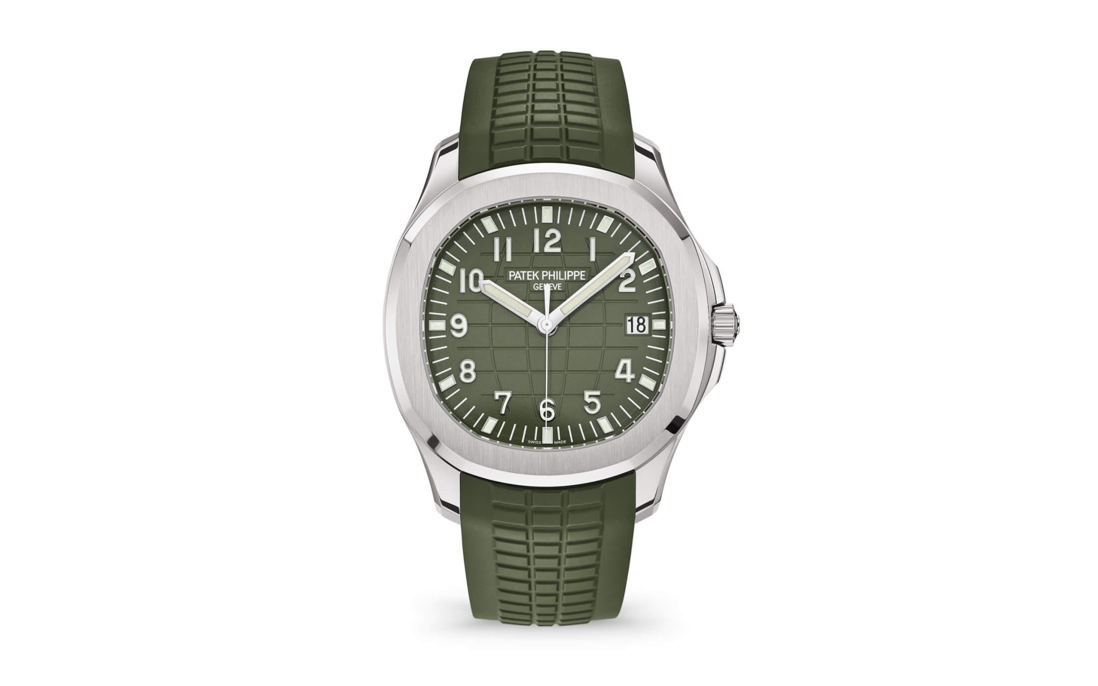 Giới thiệu đồng hồ Patek Philippe Aquanaut 5168G mặt số Khaki Green