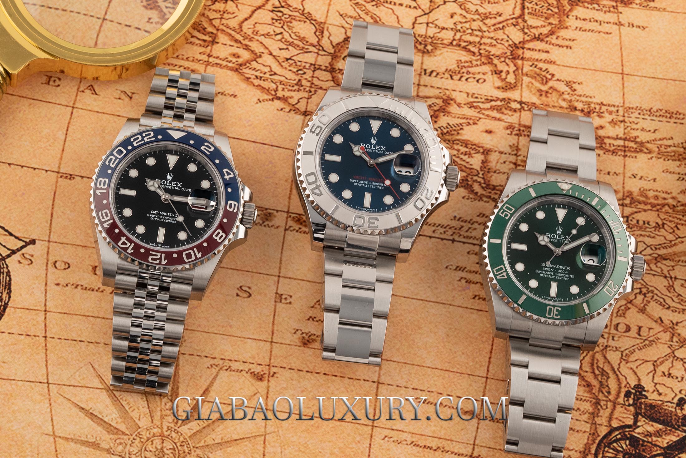 So sánh đồng hồ Rolex Yacht-Master 116622, Submariner Date 