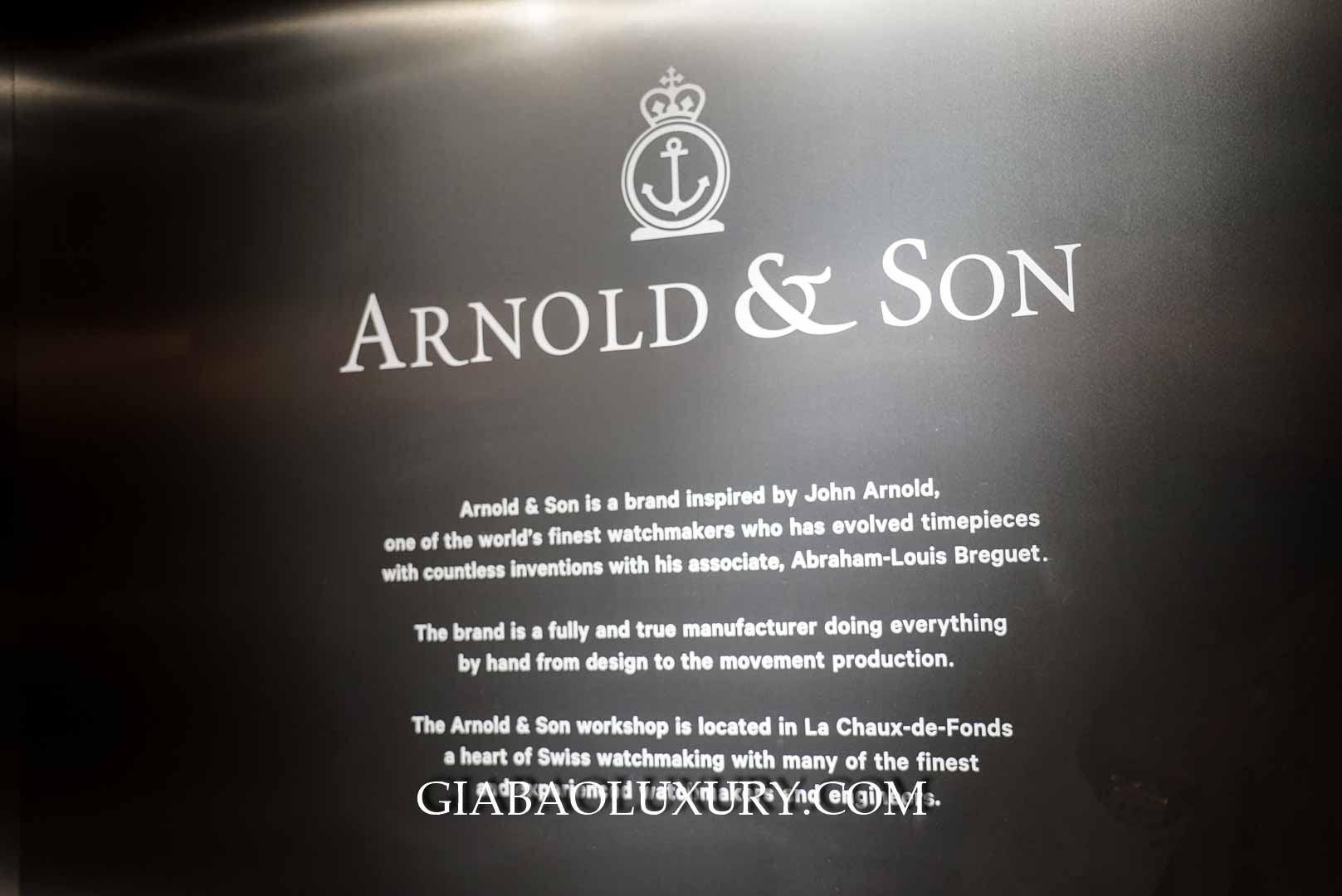 Baselworld 2018: Những mẫu đồng hồ nổi bật của Arnold & Son