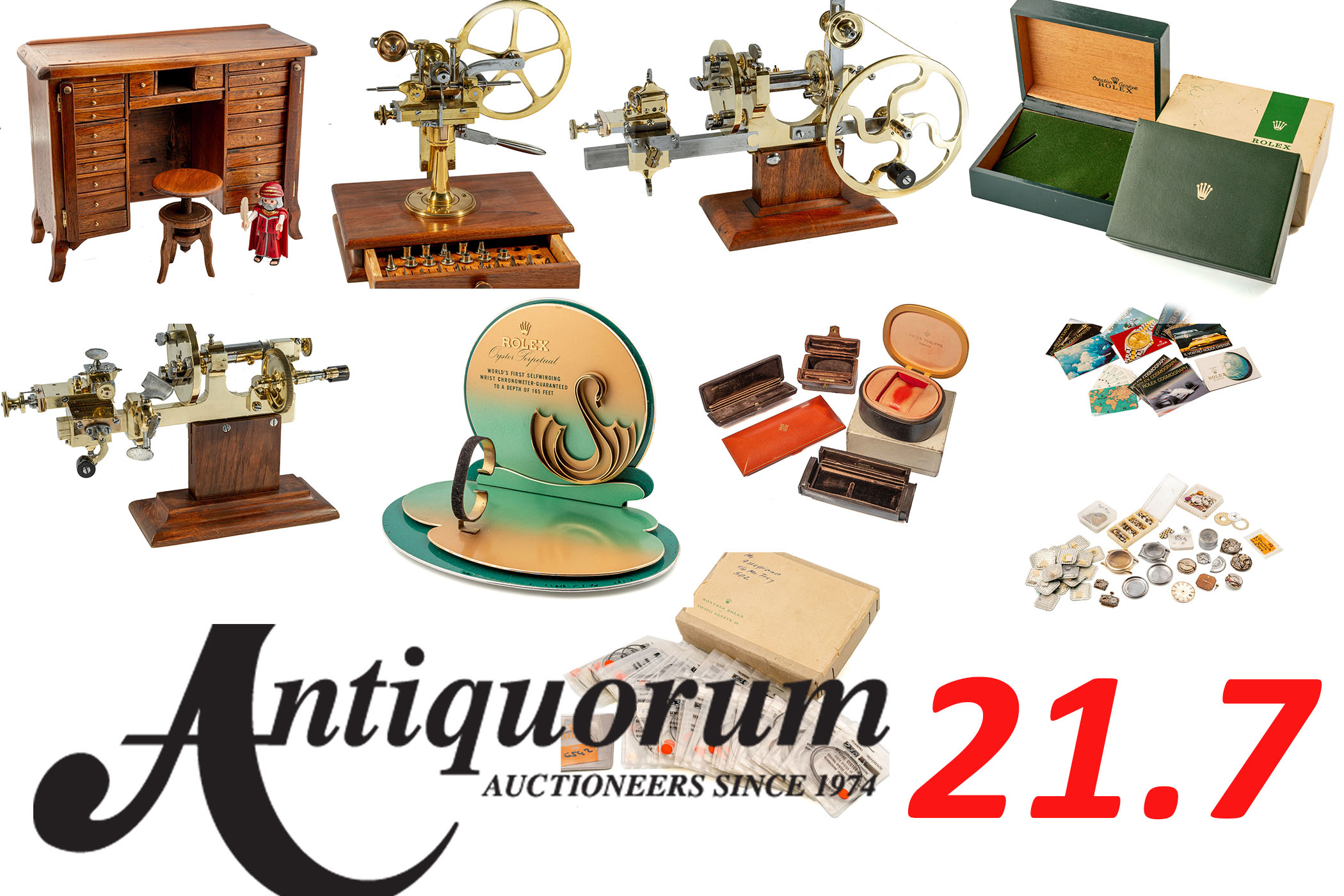 ​​​​​​​Đấu giá Antiquorum 21.7: Đồng hồ đeo tay không phải tất cả