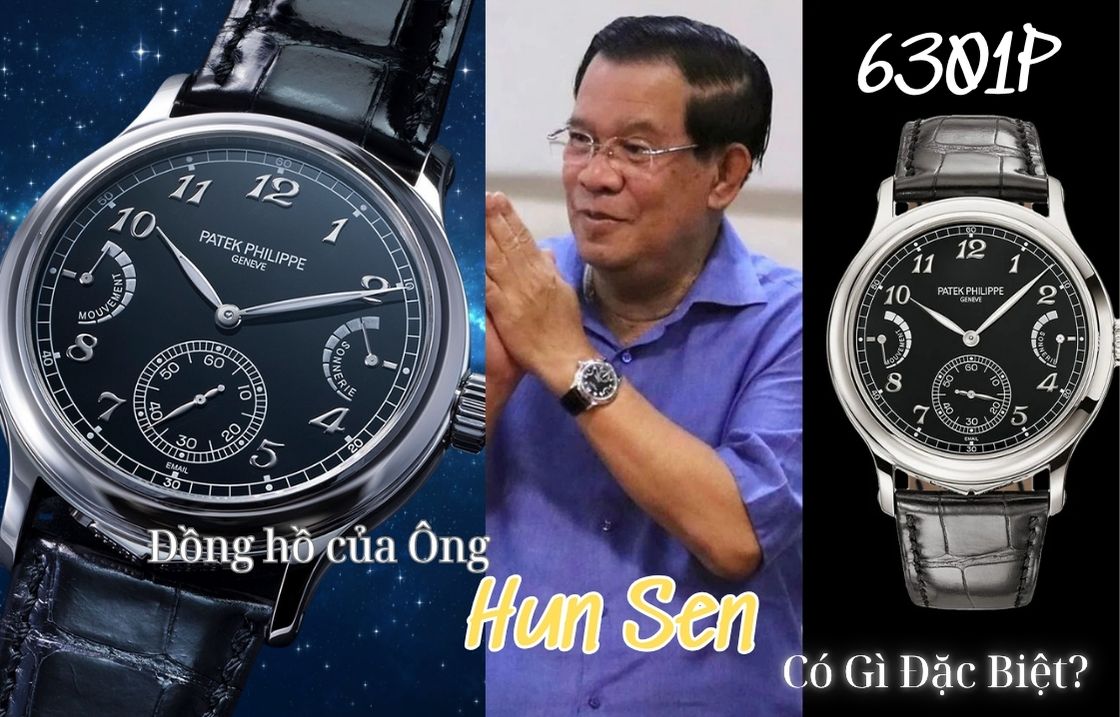 Chiếc đồng hồ Patek Philippe Grande Sonnerie Ref. 6301P của ông HUNSEN có gì đặc biệt?
