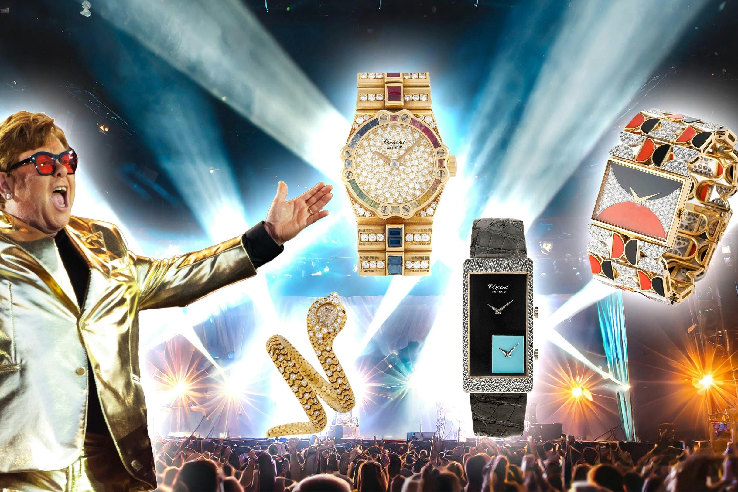 Bộ sưu tập của Elton John khiến chúng ta thật sự nên nhìn nhận lại đồng hồ Chopard cổ điển