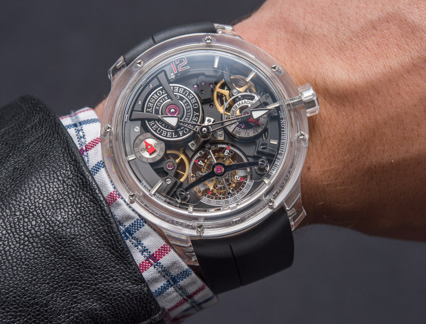 Đồng hồ Greubel Forsey Double Tourbillon Technique Sapphire: Thách thức vẻ đẹp của sapphire