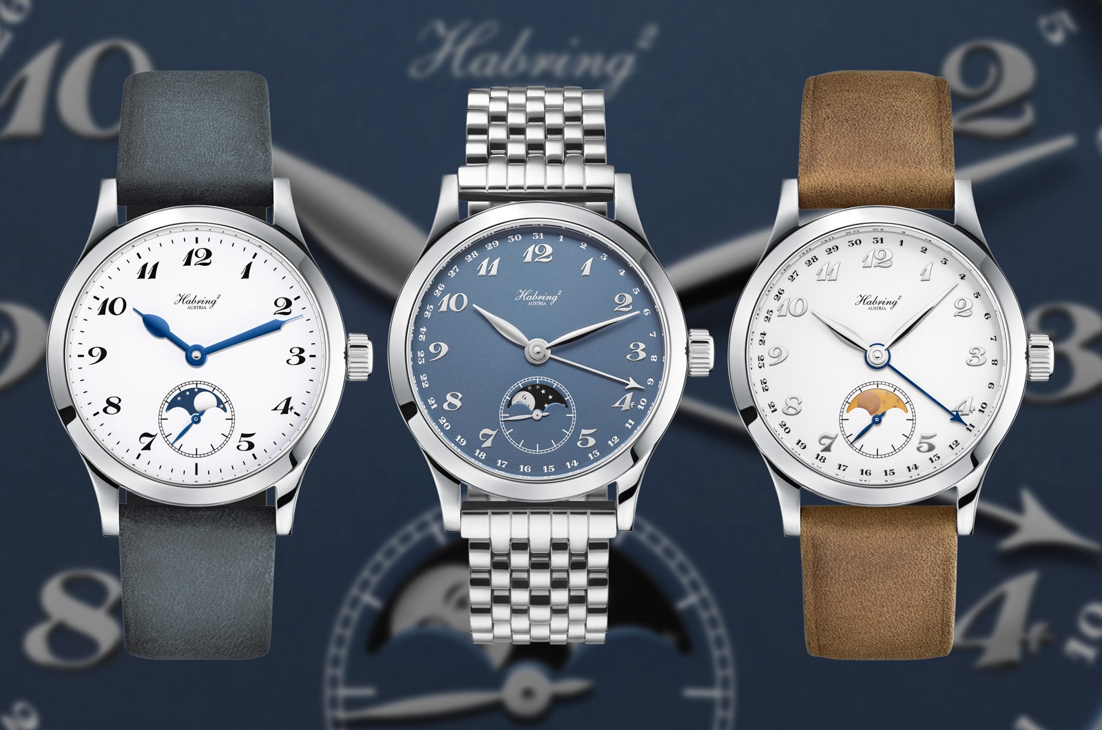 Habring² Oskar – Đồng hồ Moon Phase cổ điển