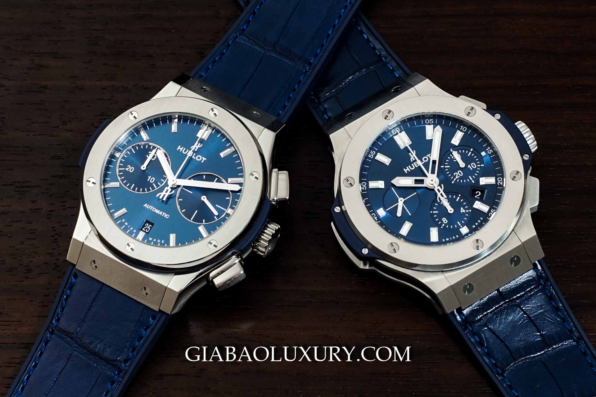 So sánh hai chiếc đồng hồ Hublot: Big Bang Chronograph và Classic Fusion Chronograph