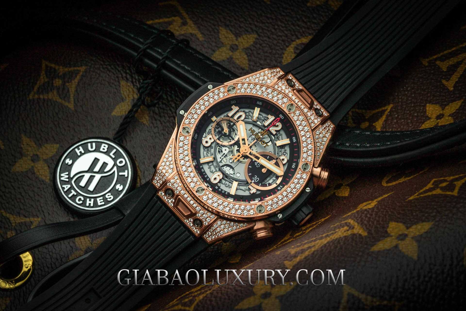 Review đồng hồ Hublot Big Bang Unico King Gold Pavé 45mm