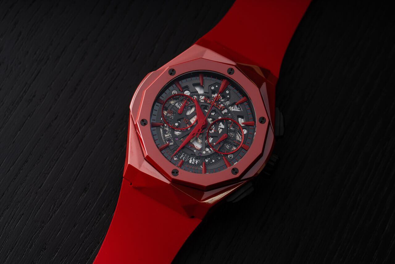 Review đồng hồ Hublot Classic Fusion Aerofusion Chronograph Orlinski Red Ceramic