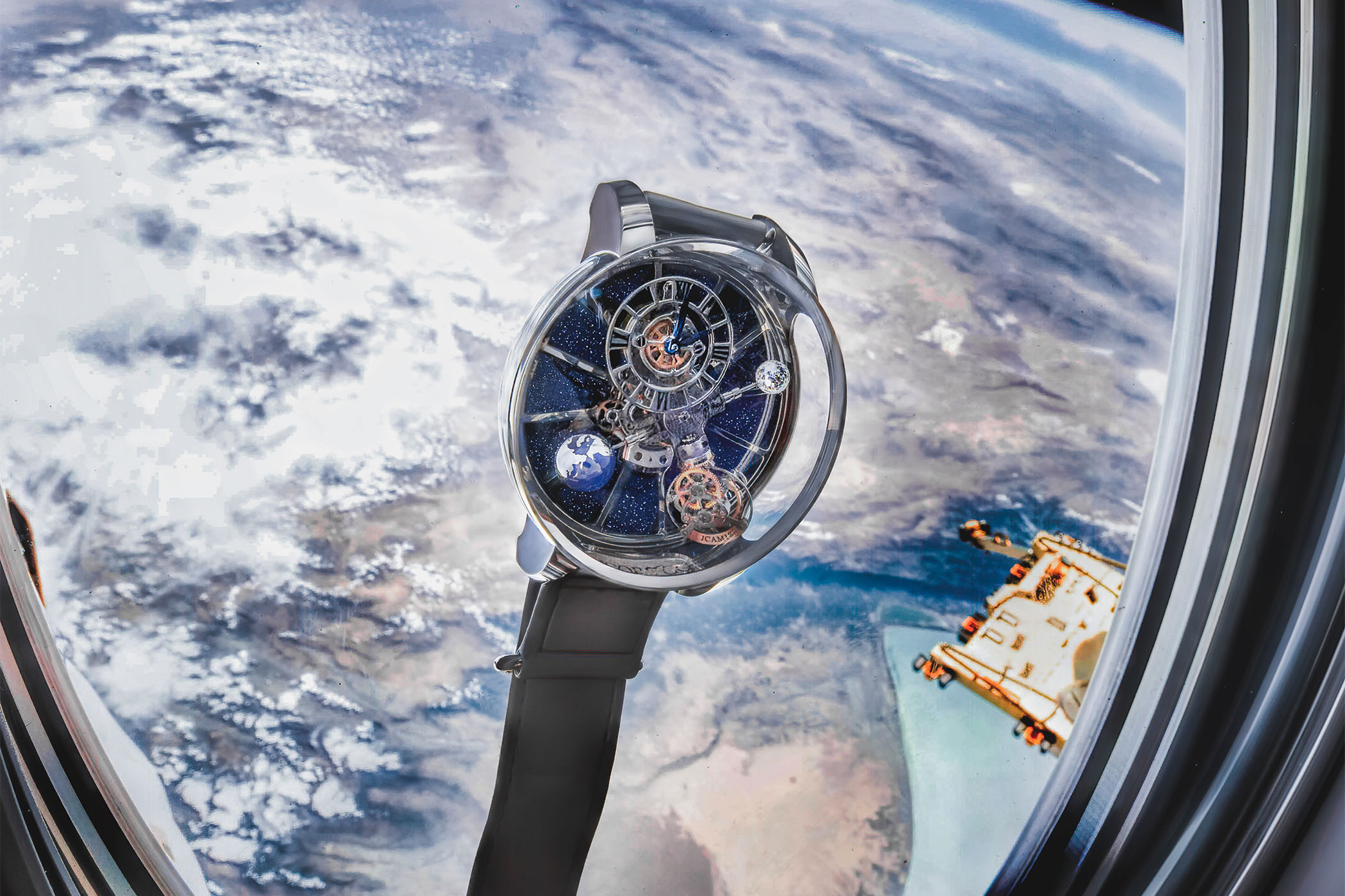Mẫu đồng hồ Jacob & Co. Astronomia Tourbillon chính thức tiến vào không gian