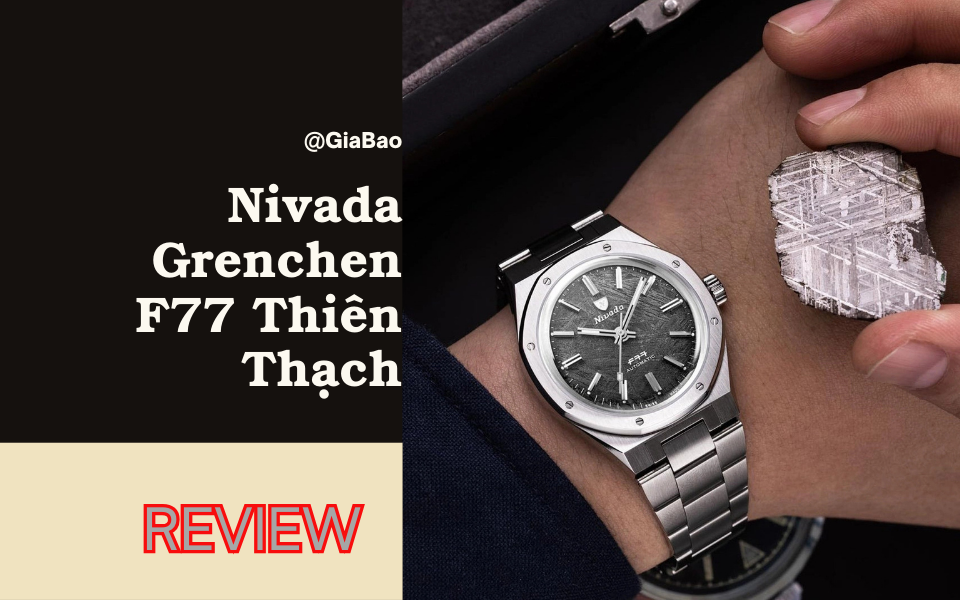 Nivada Grenchen F77 Titanium Meteorite – Chiếc Đồng Hồ Tái Sinh Với Di Sản Và Sáng Tạo