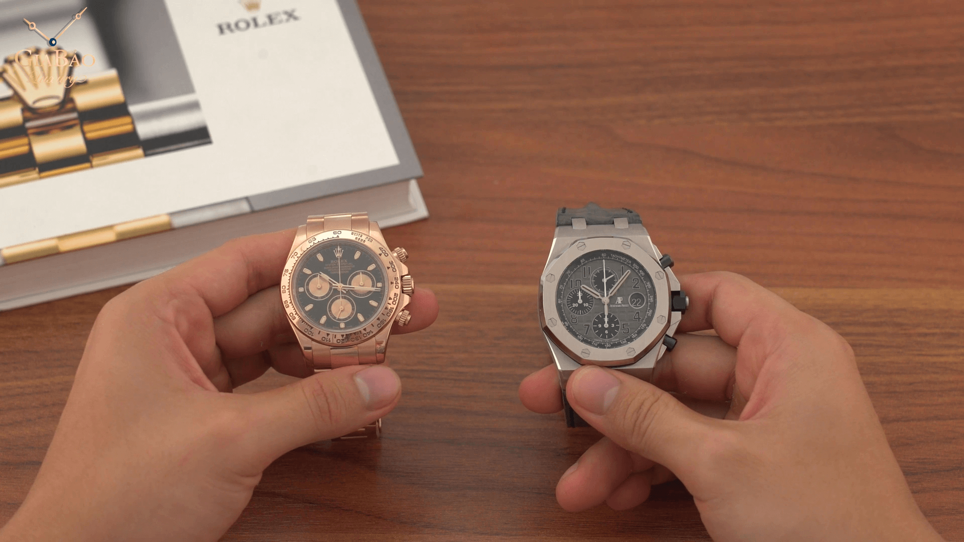 So sánh hai chiếc đồng hồ Audemars Piguet Royal Oak Offshore Chronograph và  Rolex Cosmograph Daytona