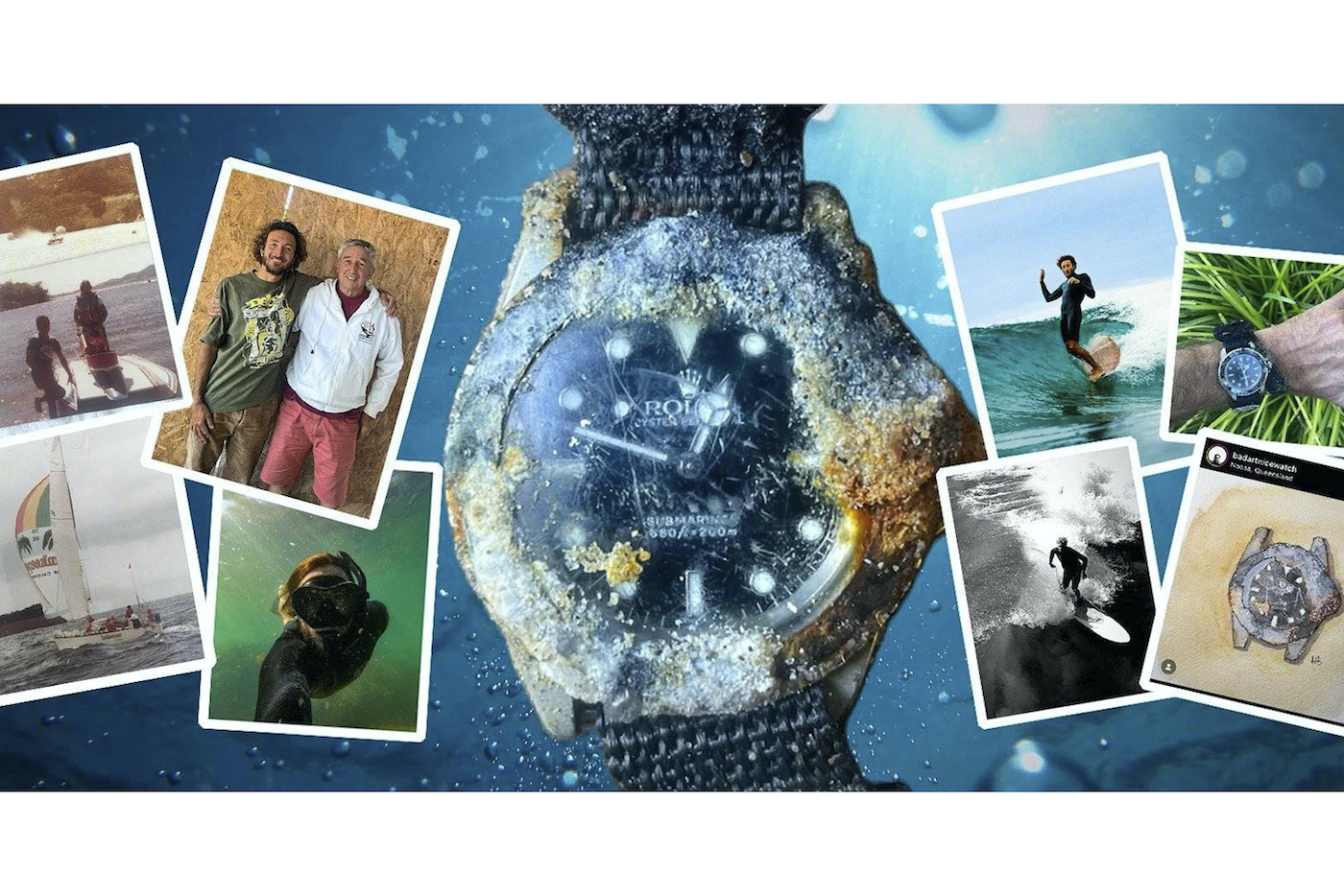 Chiếc Rolex Submariner được tìm thấy ở ngoài vùng biển tại Úc đã đoàn tụ với chủ sở hữu ban đầu
