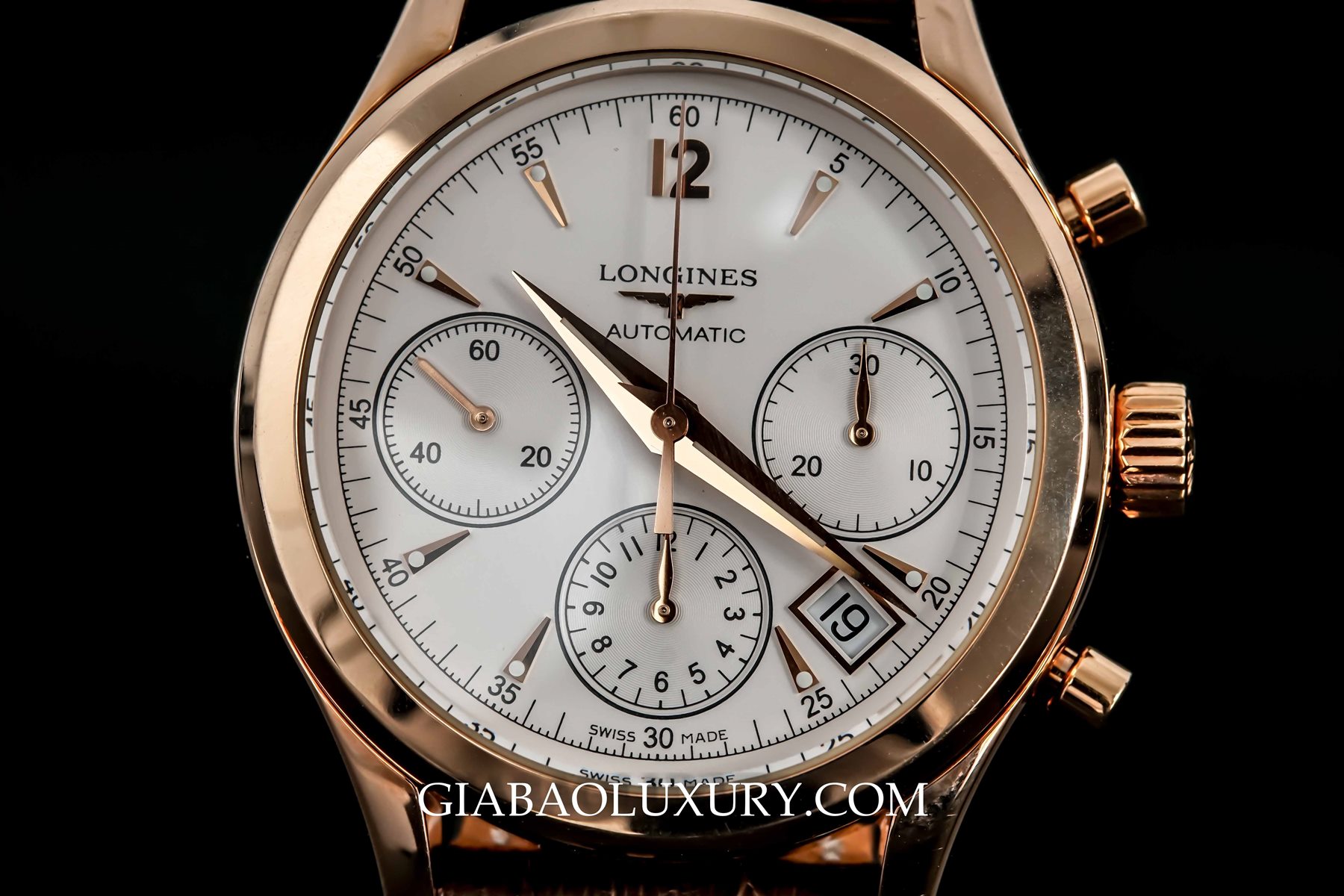  Longines Heritage Automatic Chronograph Silver Dial