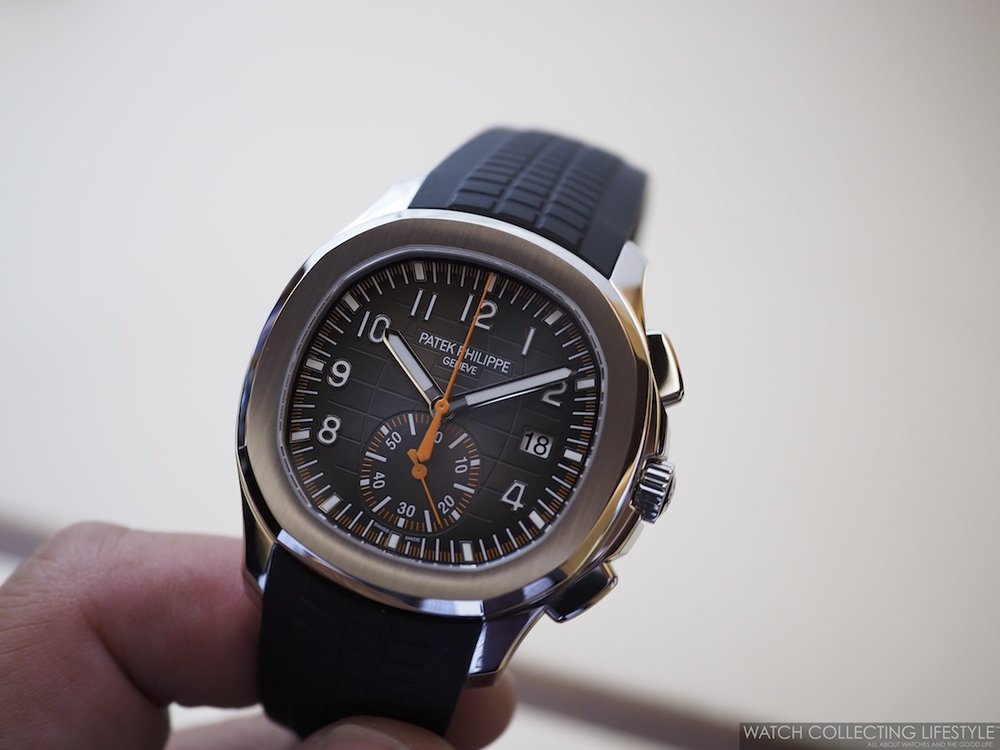 Baselworld 2018: Đồng hồ Patek Philippe Aquanaut 5968A-001