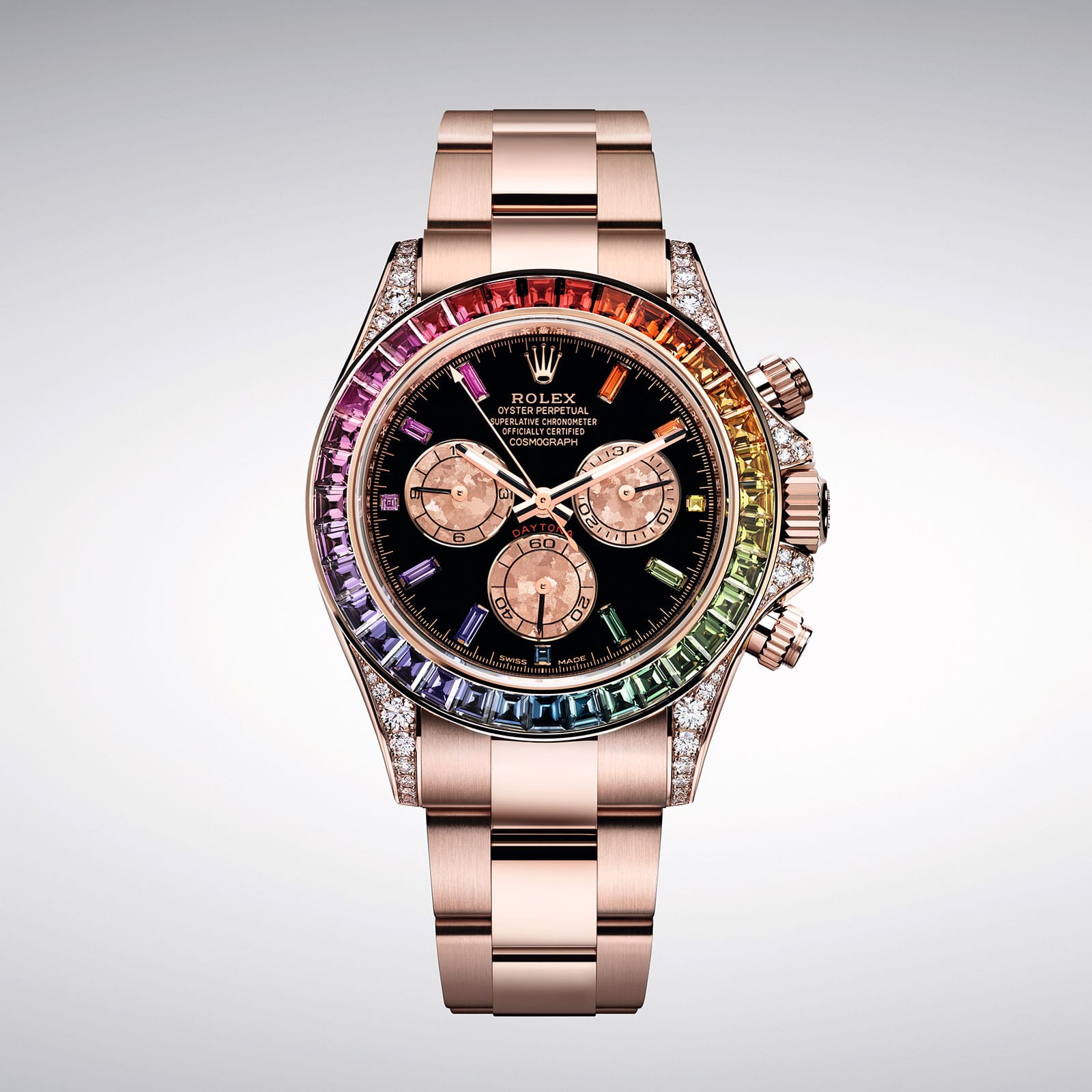 Baselworld 2018: Rolex giới thiệu mẫu đồng hồ Daytona “Rainbow” Everose