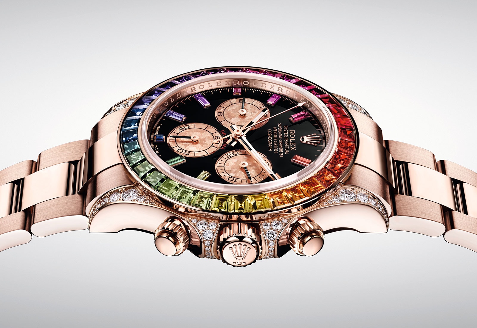 Baselworld 2018: Rolex giới thiệu mẫu đồng hồ Daytona “Rainbow” Everose