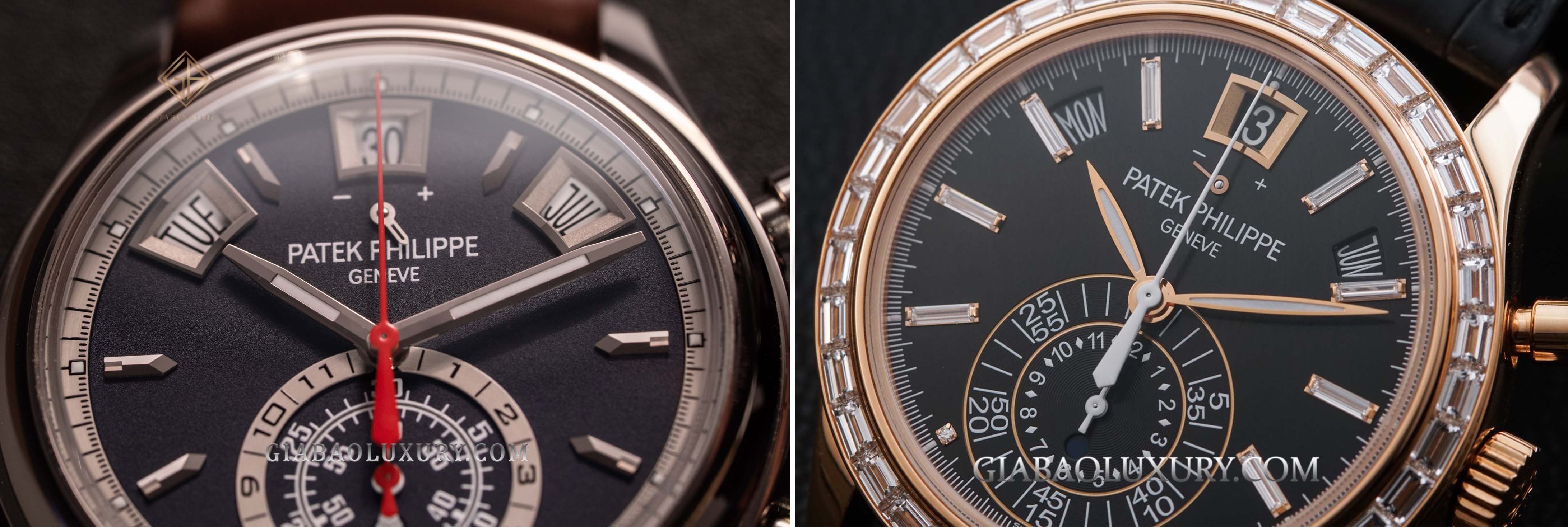 So sánh 2 mẫu đồng hồ Patek Philippe Complications 5960/01G và 5961R