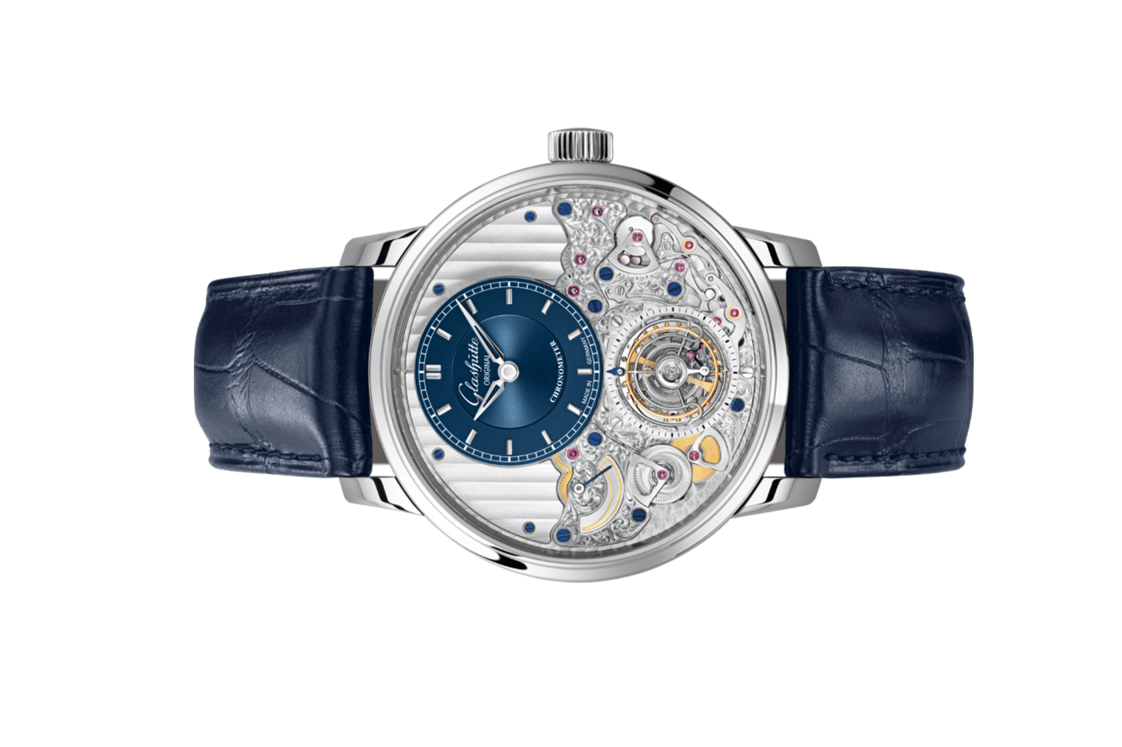 Đồng Hồ Glashutte Original Senator Chronometer Tourbillon 1-58-05-01-03-30