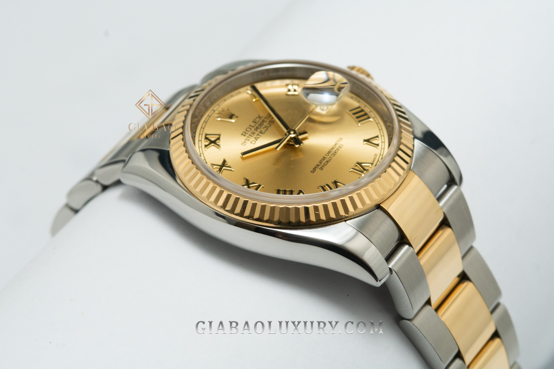 Đồng hồ Rolex Datejust 36 116233 Mặt Số Champagne Cọc La Mã