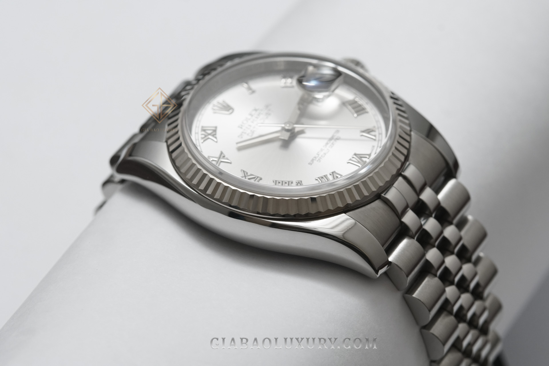 Đồng Hồ Rolex Datejust 36 116234 Mặt Số Bạc Cọc Số La Mã