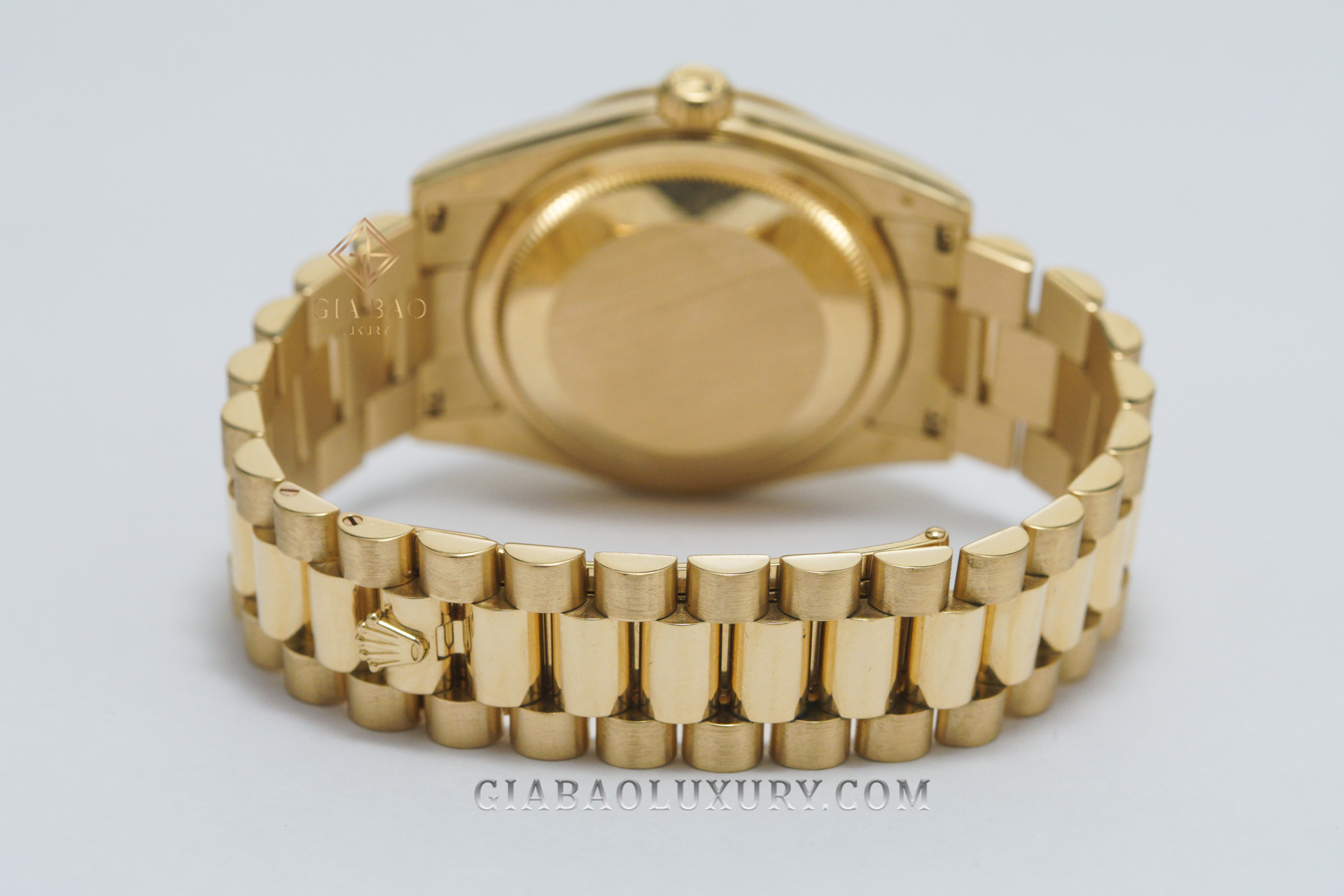 Đồng Hồ Rolex Day Date 36 118238 Mặt Số Vi Tính Vàng Champagne (Like New)