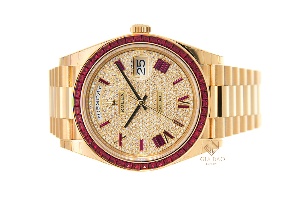 Đồng Hồ Rolex Day-Date 40 228398TRU Ruby Đỏ