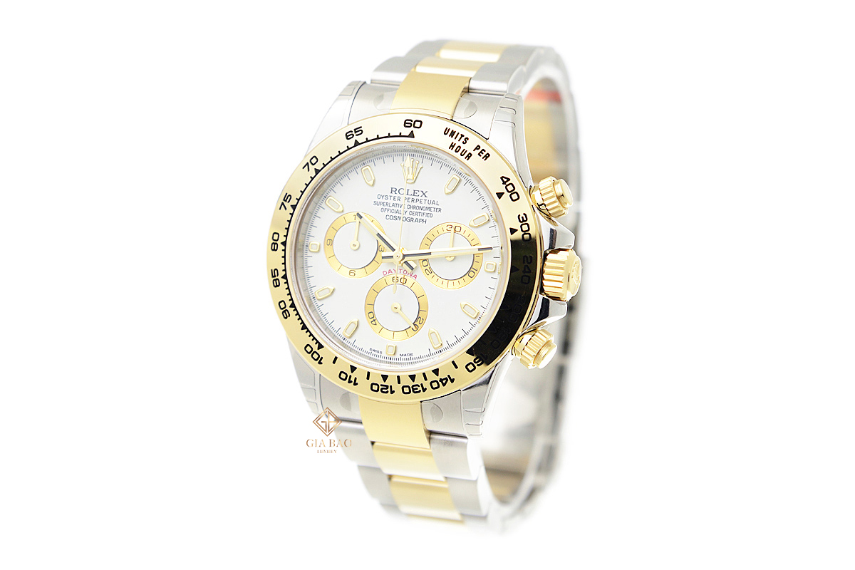 Đồng Hồ Rolex Daytona 116503 Mặt Số Trắng