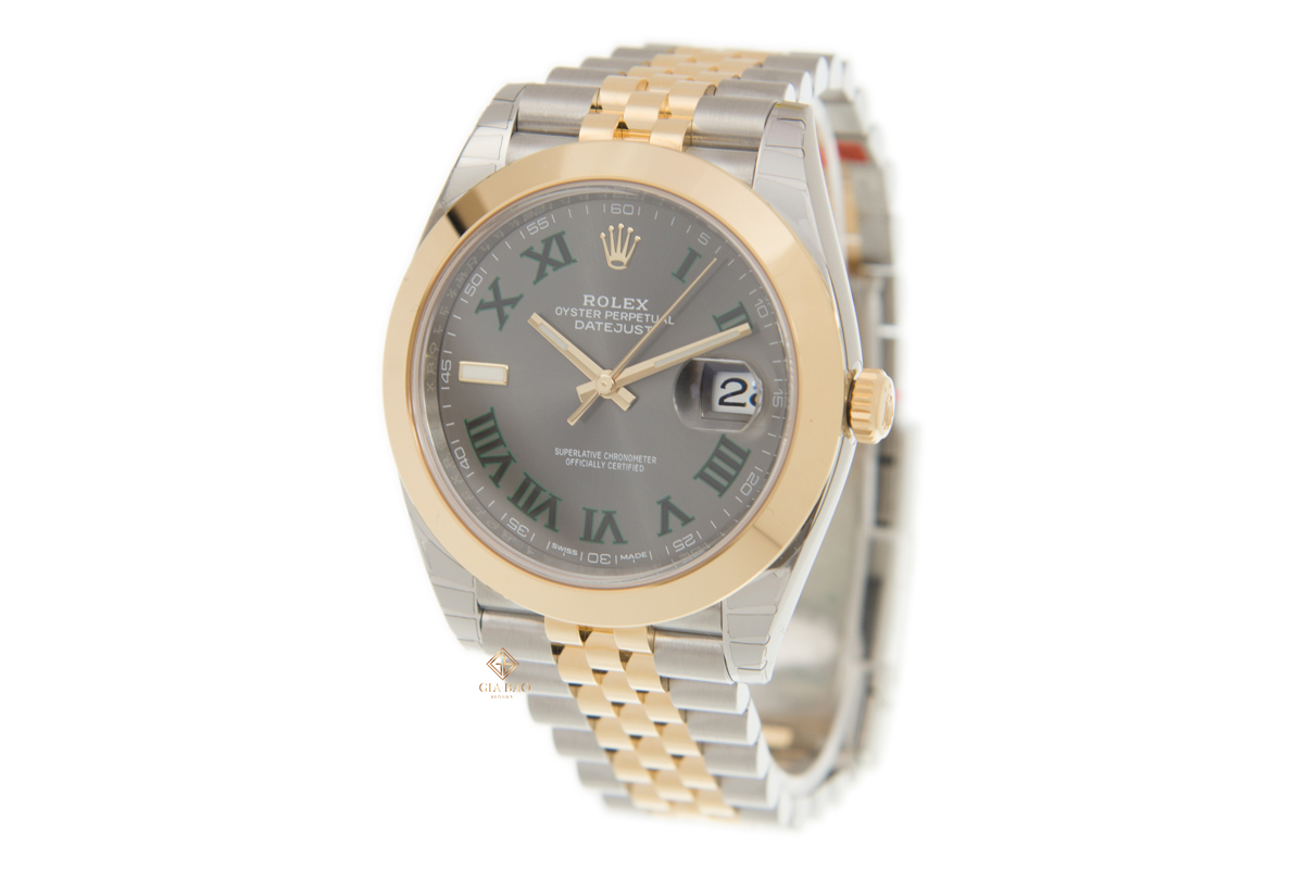 Đồng Hồ Rolex Datejust 41 126303 Mặt Số Wimbledon