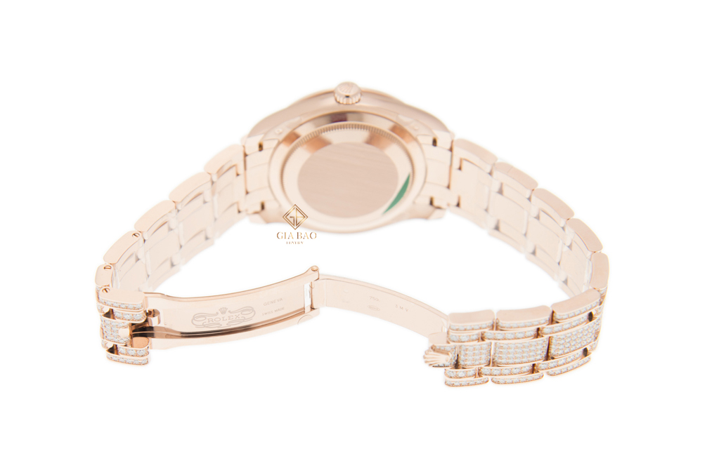 Đồng Hồ Rolex Pearlmaster 39 86405RBR Mặt Số Kim Cương Cọc Số La Mã