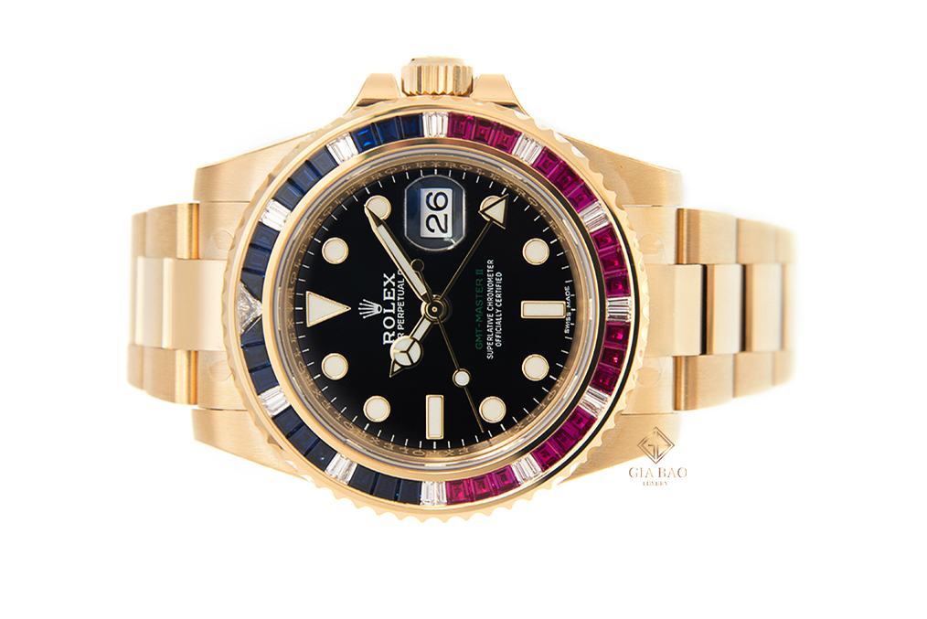 Đồng Hồ Rolex GMT-Master II 116748SARU Mặt Số Đen