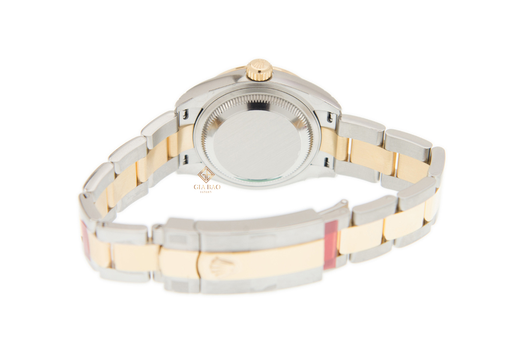 Đồng Hồ Rolex Lady-Datejust 28 279383RBR Mặt Số Bạc Cọc Dạ Quang Dây Đeo Oyster