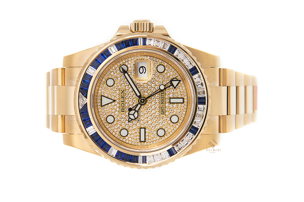 Đồng Hồ Rolex GMT-Master II 116748SA Mặt Số Đính Kim Cương