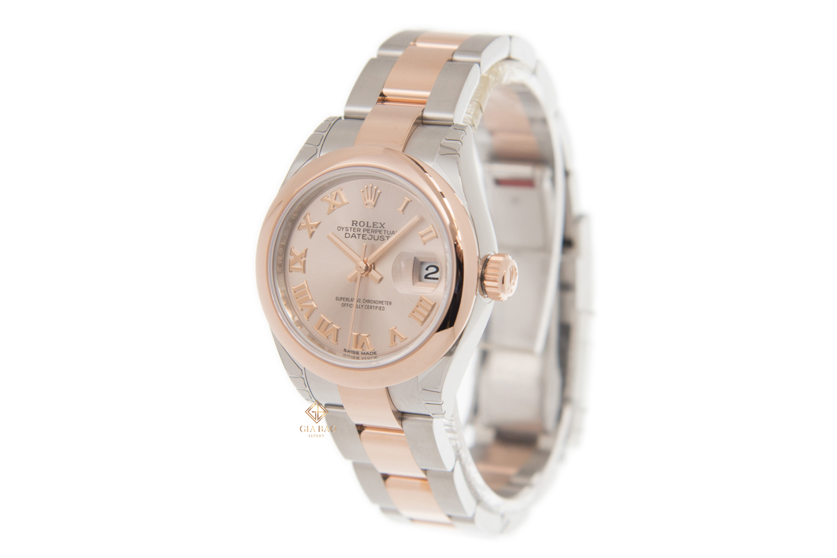 Đồng Hồ Rolex Lady-Datejust 279161 Mặt Số Sundust Cọc Số La Mã Dây Đeo Oyster