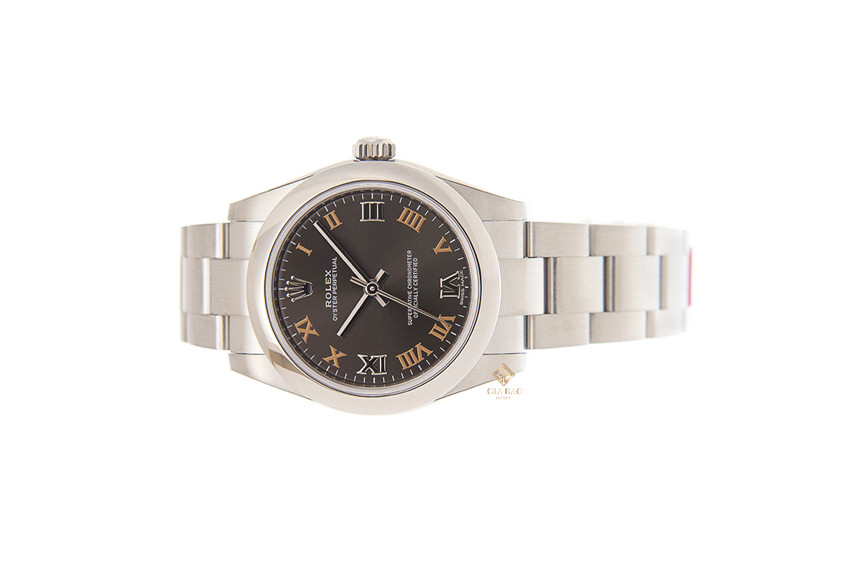 Đồng Hồ Rolex Oyster Perpetual 31 177200 Mặt Số Xám