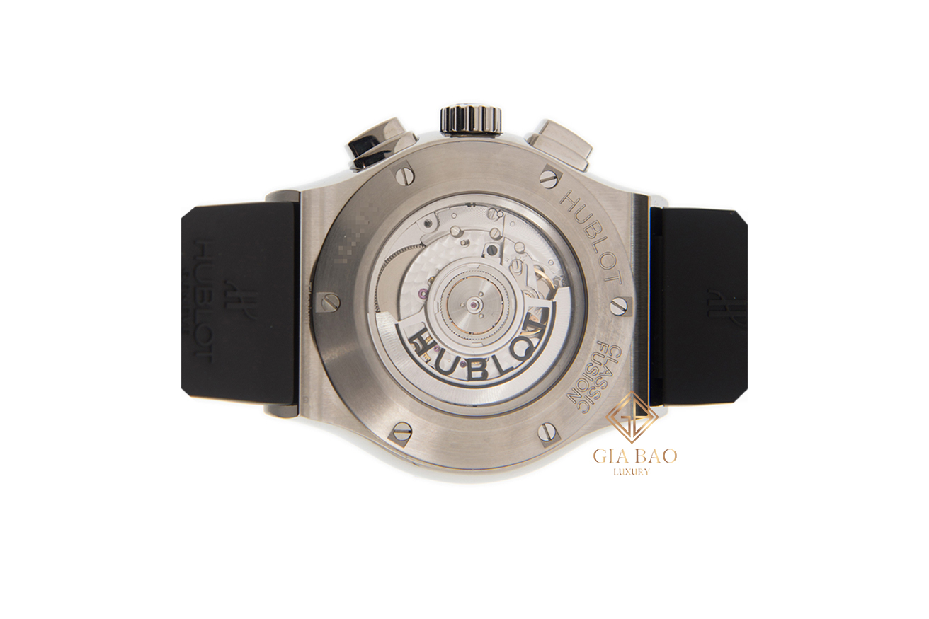 Hublot Classic Fusion Chronograph White Dial Titanium on Black Rubber Strap  521.NX.2611.RX