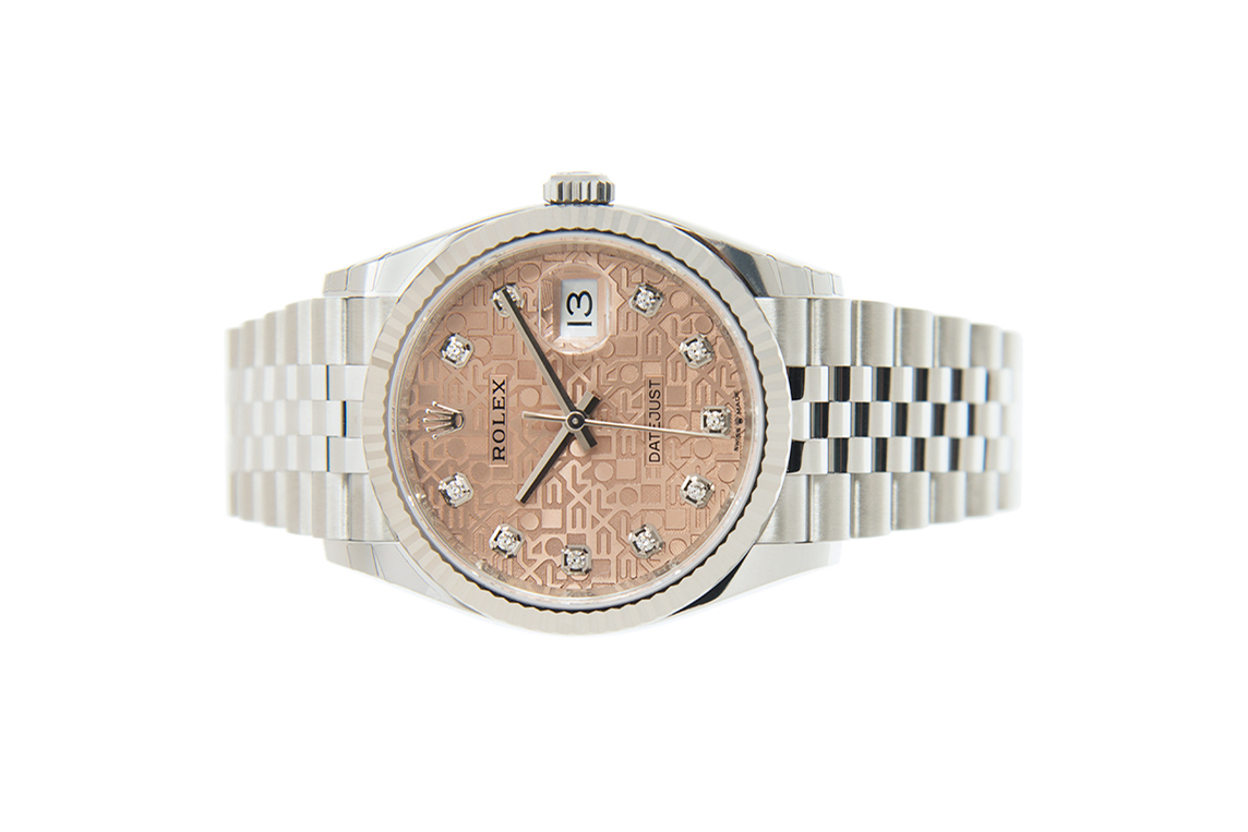 Đồng Hồ Rolex Datejust 36 126234 Mặt Số Vi Tính Hồng