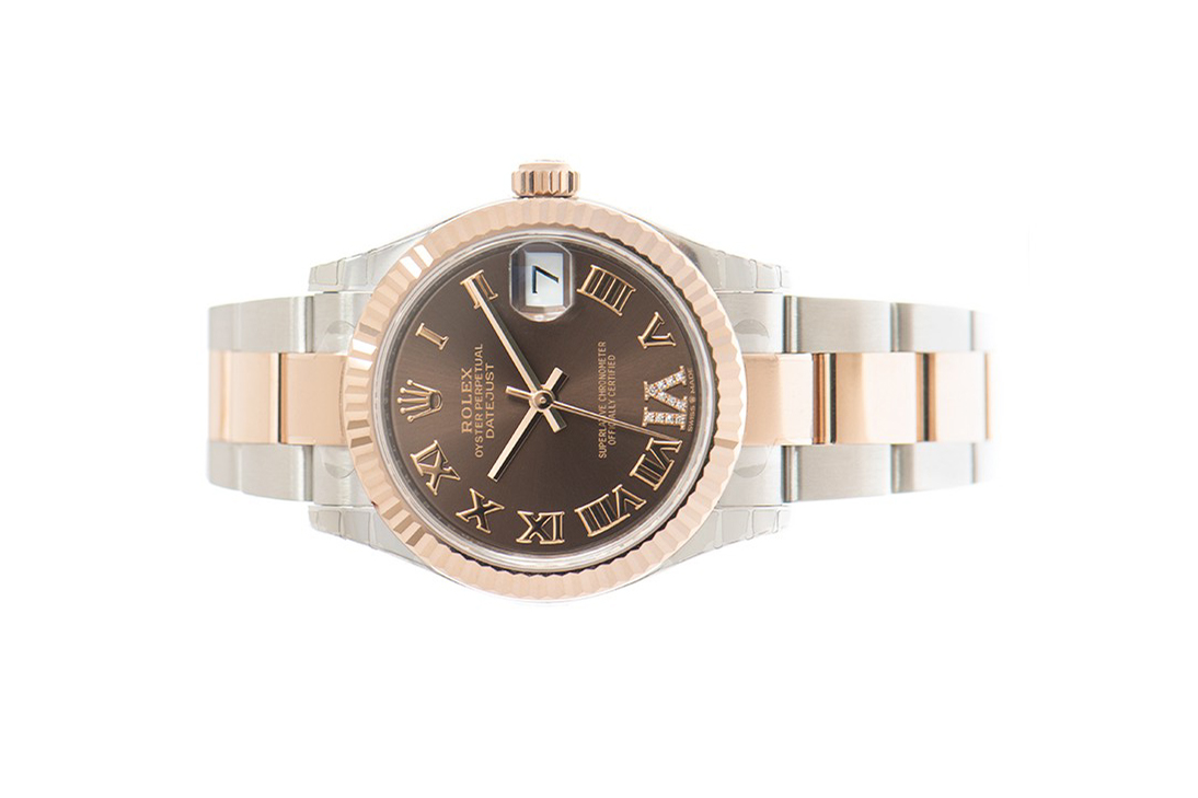 Đồng Hồ Rolex Datejust 31 278271 Mặt Số Chocolate Cọc Số La Mã Dây Đeo Oyster