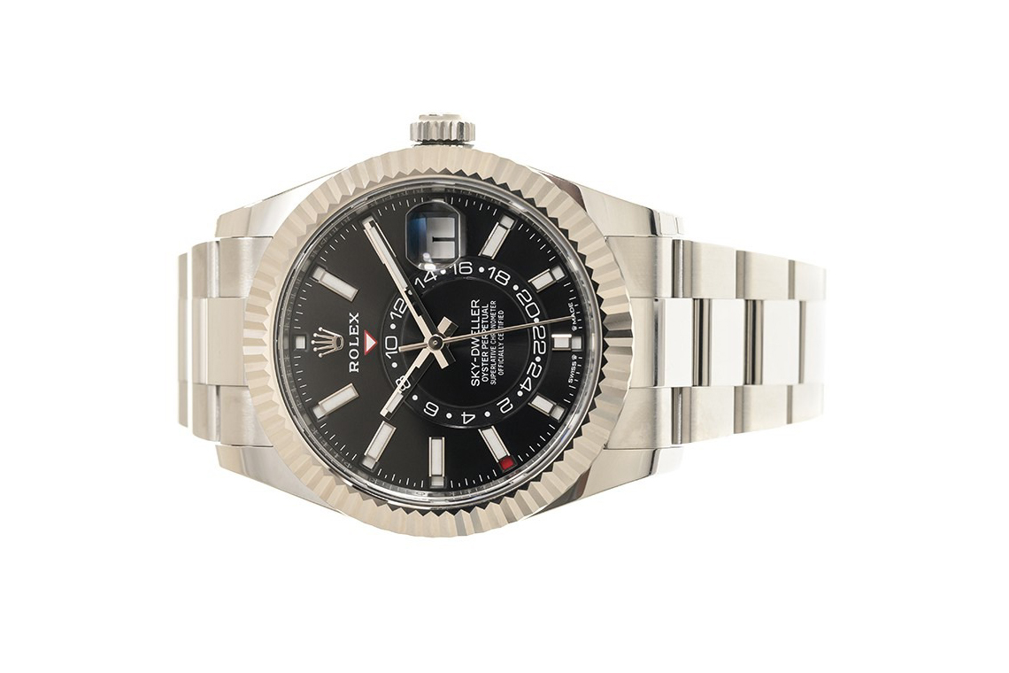 Đồng Hồ Rolex Sky Dweller 336934 Mặt Số Đen Dây Đeo Oyster