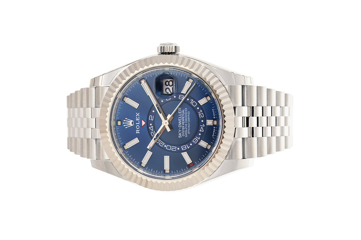 Đồng Hồ Rolex Sky Dweller 336934 Mặt Số Xanh Blue