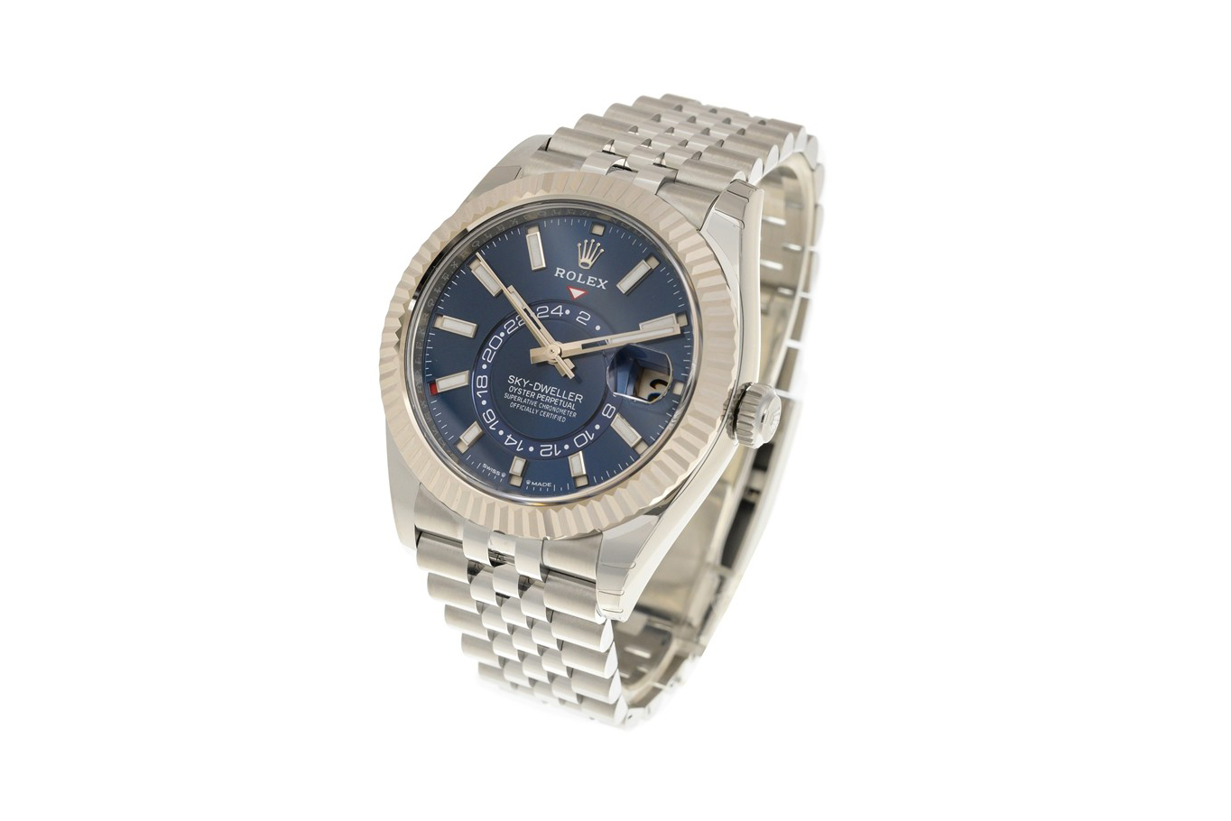 Đồng Hồ Rolex Sky Dweller 336934 Mặt Số Xanh Blue