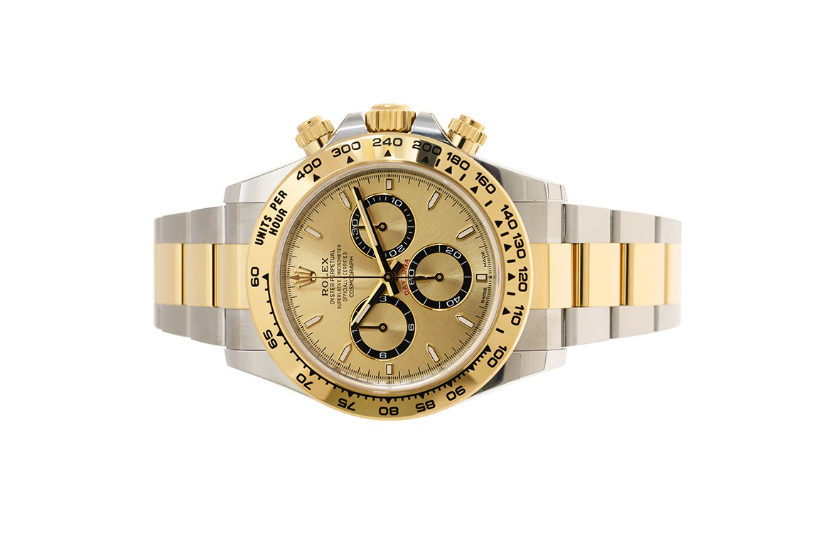 Đồng Hồ Rolex Cosmograph Daytona 126503 Mặt Số Vàng Champagne