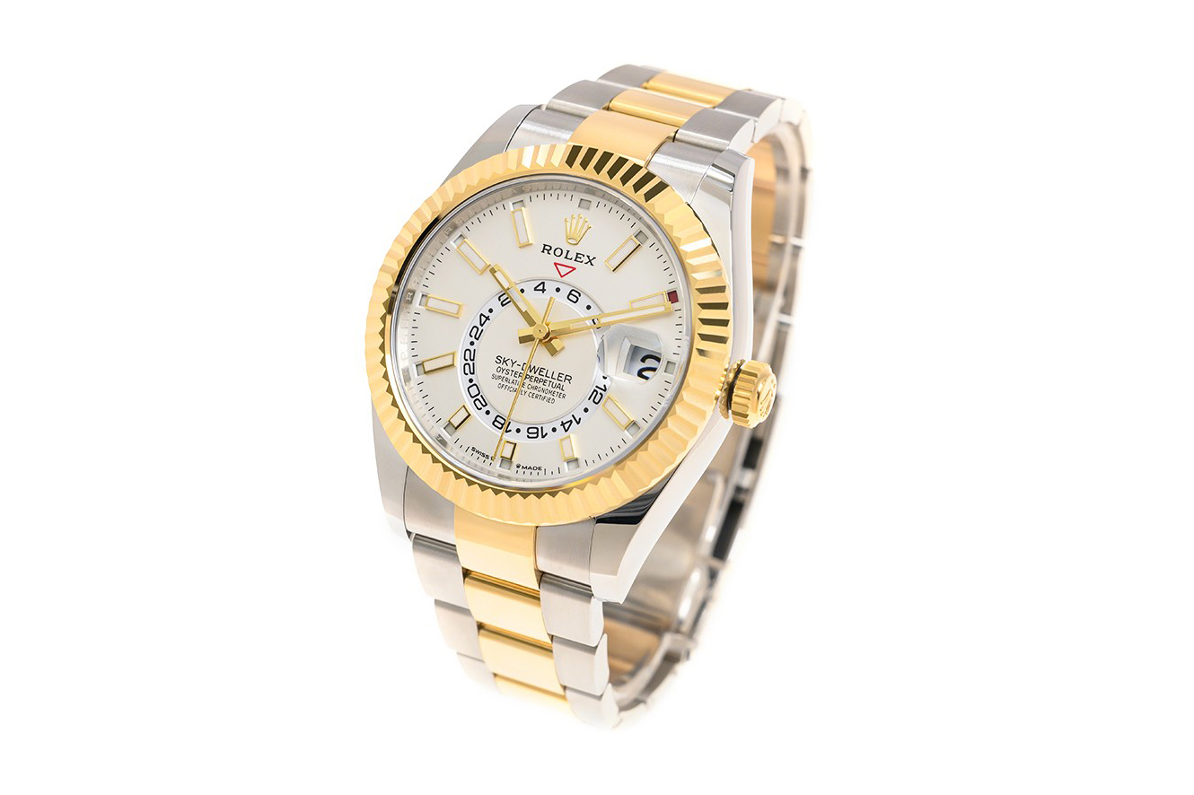 Đồng Hồ Rolex Sky Dweller 336933 Mặt Số Trắng Dây Đeo Oyster